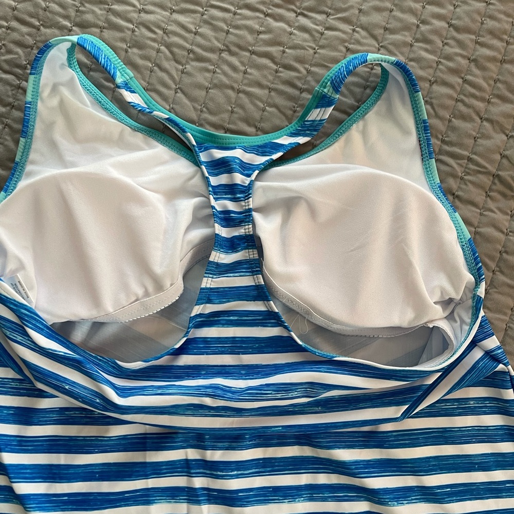 Plus Size Tankini Set - Racerback & Skort - Picture 4 of 9